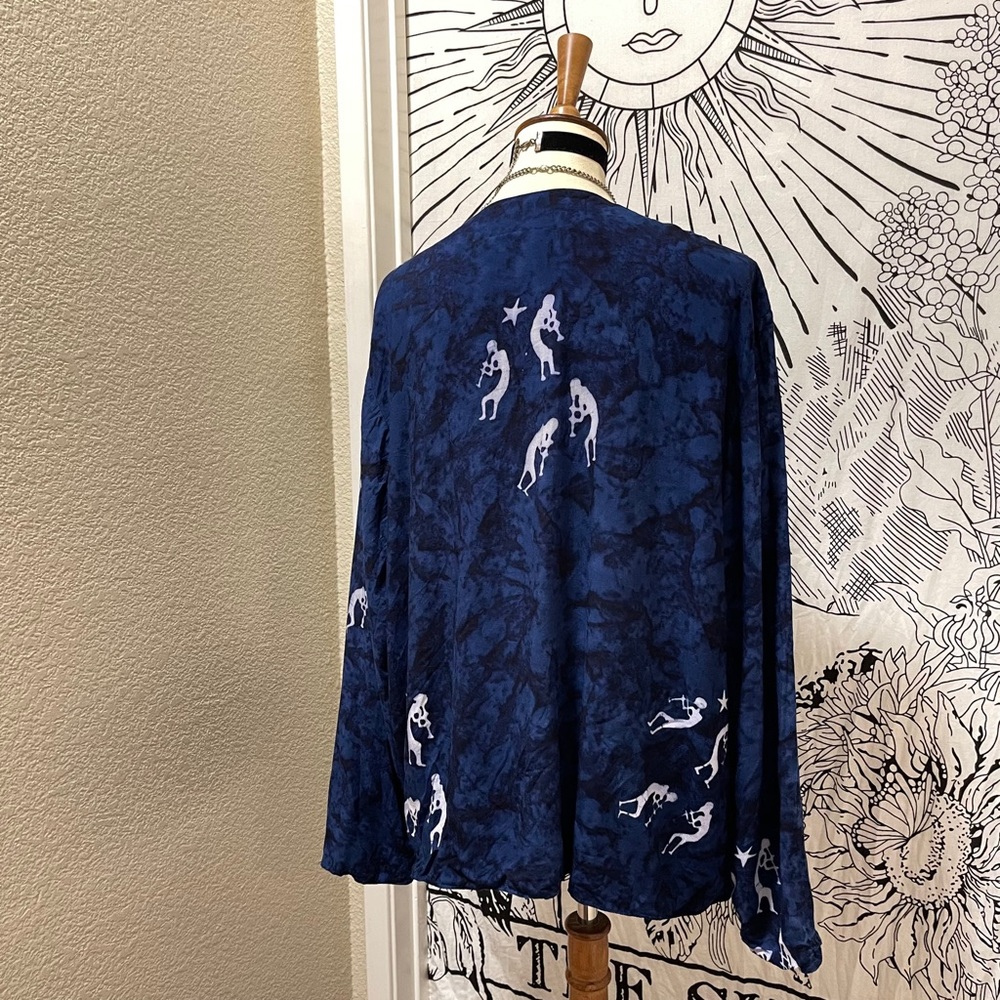 🌈 Amazing Vintage star tie dye cardigan - Picture 10 of 14